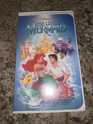 THE LITTLE MERMAID 1989 VHS Disney Classic Banned Cover - Image 1 of 4