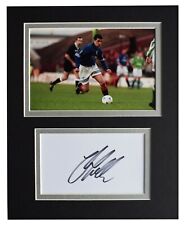 Charlie Miller Signed Autograph 10x8 photo display Glasgow Rangers Football COA
