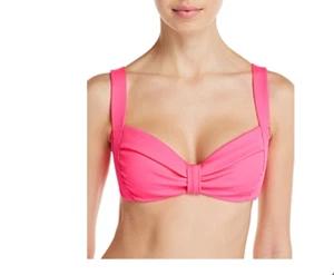 Aqua Swim Bikini Swim Top Pop Pink Size M - Picture 1 of 1