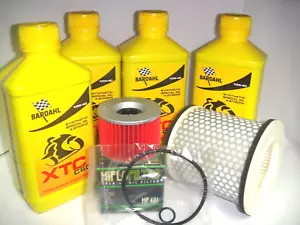 KIT TAGLIANDO 4Lt OLIO BARDAHL 10W40 XTC C60 YAMAHA 750 FZ Genesis 1986 1987 - Picture 1 of 1