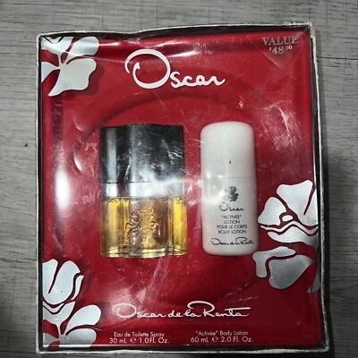Oscar de la Renta Juego de Regalo Vintage Nuevo en Caja Sin Abrir Foto 1 de 4