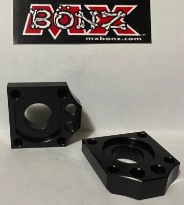 HONDA CR250R 1994 CR250 BLOQUES DE EJE DE RUEDA TRASERA CR250 1994 AJUSTADOR DE CADENA CR250R Foto 1 de 3