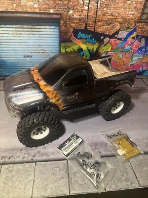 Rcsparks 1/10 “The Beast 2” Axial Scx10 Signed Truck No Remote With Signed Parts - Image 1 of 4