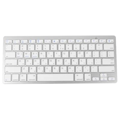 Hebrew KeyboardWireless Computer Silent Keyboard Ultra Slim Compact Keyboard ... - Image 1 of 4