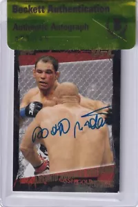 Antonio Rodrigo Nogueira Signed 2010 Topps UFC Gold Card #64 BAS COA Pride FC - Picture 1 of 12