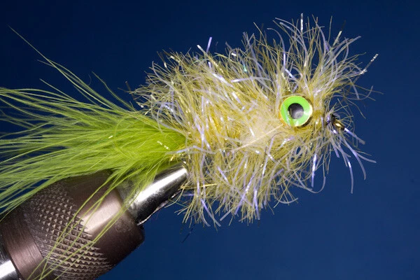 Fliegentom 3 Stück Mörder Streamer UV-oliv - Bild 1 von 1