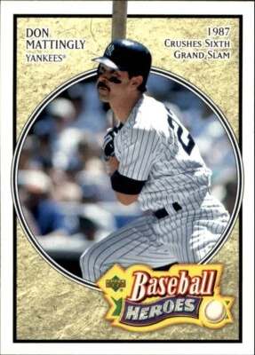 2005 Upper Deck Baseball Heroes #24 Don Mattingly - Image 1 of 2