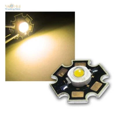 10 x Hochleistungs LED Chip 3W warm-weiß HIGHPOWER STAR