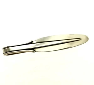 Trigo de plata esterlina vintage GEORG JENSEN (?) TIE-BARRA/CLIP #63. Preciosa pátina! - Imagen 1 de 4