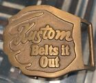 Boucle de ceinture vintage rare Kustom