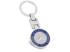 PORTACHIAVI LOGO MERCEDES Classe A B C E S G SL ML GL SLK CLK STEMMA BENZ KEY - Imagen 1 de 4