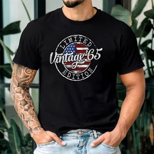 Vintage 1965 60th Birthday Shirt, 60 Years Old Retro Gift Tee - Picture 1 of 9
