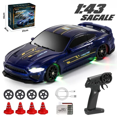 2.4G Mini High Speed RC Drift Car 1/43 Racing Vehicles 4WD RTR Mini Toys ModelUa - Image 1 of 4