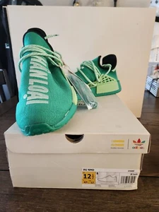 NUEVO Adidas Pharrell NMD Human Race Core Green ComplexLand Para hombres Talla 12.5 - Imagen 1 de 8
