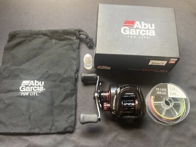 Abu Garcia Revo ELITE7 IB-L Left Used very good W/Box PE bait casting reel f JP - Image 1 of 4