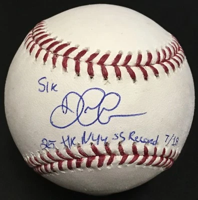 Didi Gregorius signed Baseball ins 25 Hr Yankees SS record autograph Steiner /18 Foto 1 de 4