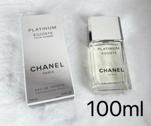 Chanel Egoiste Platinum Eau de Toilette 100ml perfume New with Box 3.4FL OZ - Picture 1 of 3