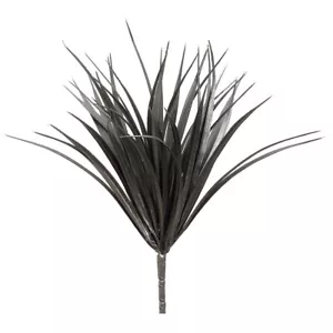 12" Black Vanilla Grass Decorative Greenery Artificial Fake Faux Plant Halloween - Picture 1 of 1