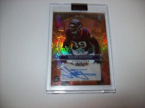 HENRY TO’OTO’O 2023 Wild Card Auto Card Draw Stacked Deck #3\5 Texans Free Ship - Picture 1 of 4