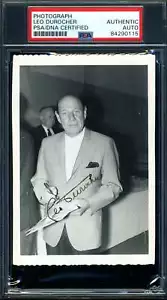 Leo Durocher PSA DNA Coa Signed Original Photo Autograph - Picture 1 of 1