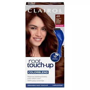Root Touch-Up by Nice'N Easy Permanent Hair Dye, 4R Dark Auburn/Reddish Brown Ha - Picture 1 of 12