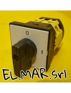 Interruttore Rotativo Bipolare Motore Elettrico Monofase 230V - Foto 1 di 1