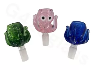 Pipa de agua cachimba tazón pulpo macho 14 mm bong de vidrio pipa para fumar - Imagen 1 de 7