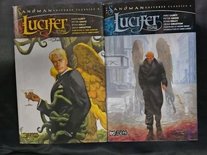 SET OF LUCIFER VOL 1 + 2 HARDCOVER OMNIBUS DC VERTIGO - Picture 1 of 3
