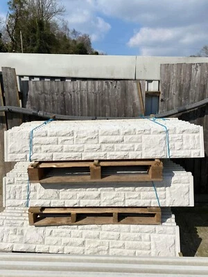 Reinforced Concrete Gravel Boards 6ftWx1ftH - Image 1 of 4