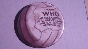 The Who Sensational Alex Harvey Band Little Feat Outlaws Badge Celtic Park 1976