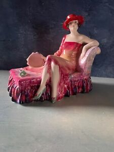 ROYAL DOULTON FIGURINE DULCINEA HN1419 MARKED POTTED BY DOULTON & CO RED MINTY