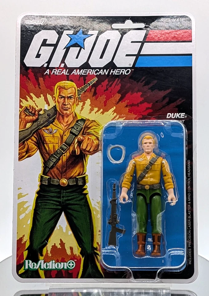 G.I. Joe Reaction Wave 2 Duke Cartoon Version Figure Super7