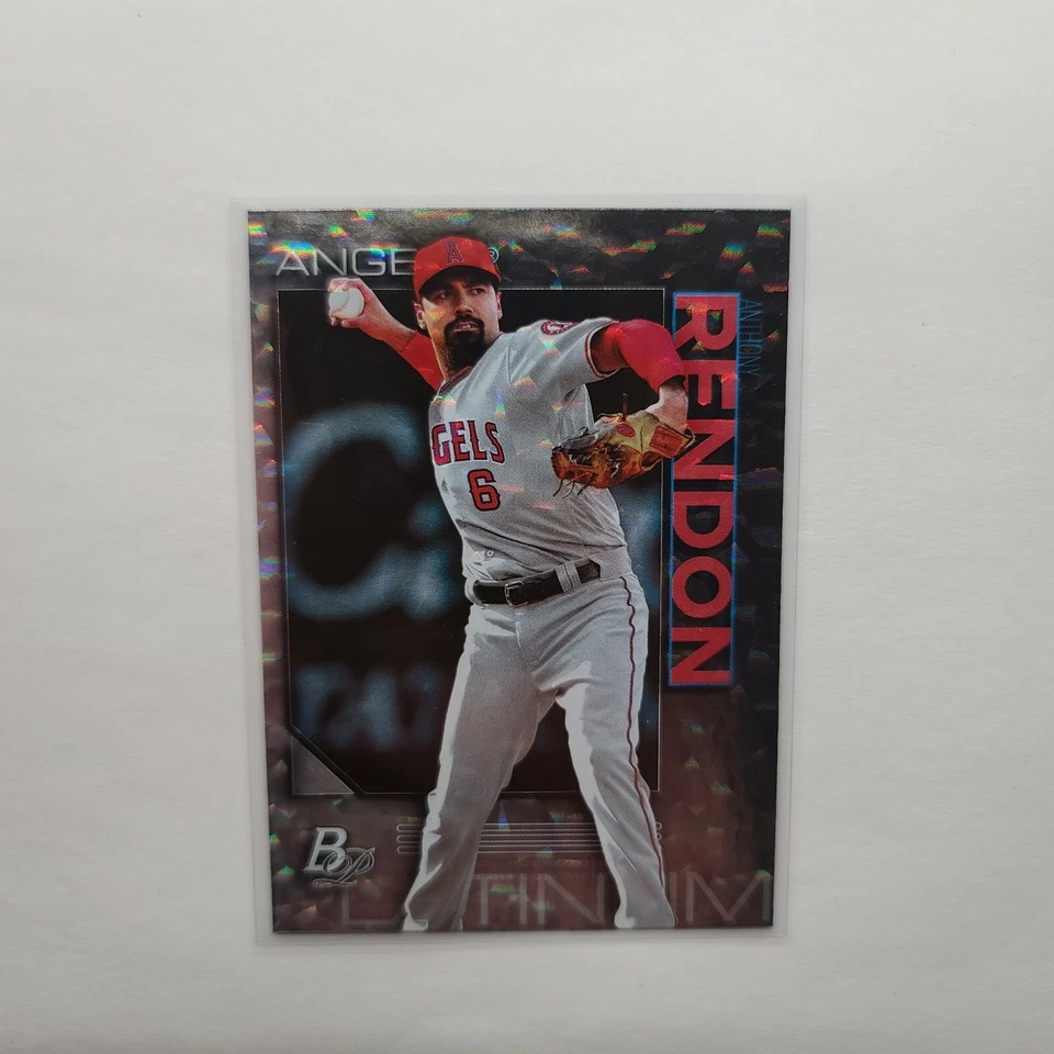 Anthony Rendon 2020 Bowman Platinum #64 Icy Foil Parallel Los Angeles Angels - Image 1 of 3