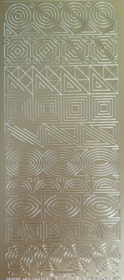 Stickerbogen  Ornamente  gold verschiedene Formen sehr schön Sticker günstig Neu - Bild 1 von 1