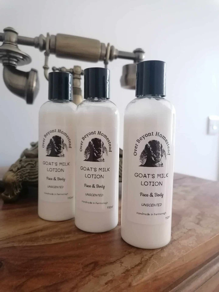 Raw Goats Milk Lotion Moisturiser 110ml Dry Skin Eczema  #ListingsInLights - Image 1 of 1