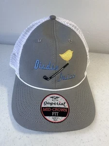 IMPERIALBirdie Juice Golf Caps - White/Gray  Mid crown fit - Picture 1 of 7