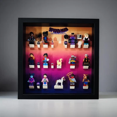 Display frame for Lego® 71050 Spiderman Across The Spider Verse minifigures 27cm - Image 1 of 4