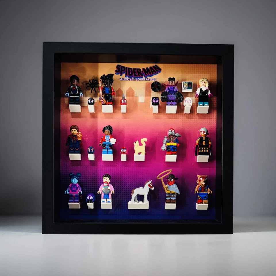 Marco de exhibición para minifiguras Lego® 71050 Spiderman Across The Spider Verse 27 cm - Imagen 1 de 4