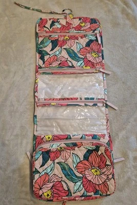 Bolso organizador de cosméticos colgantes muy Bradley rosa floral Foto 1 de 4