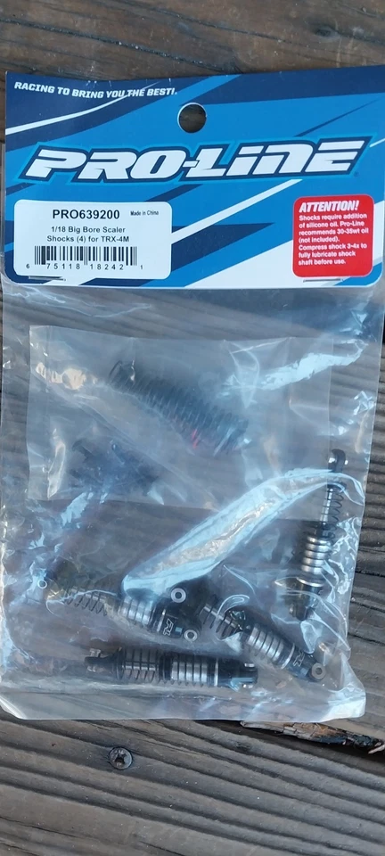 4x NEW Pro-Line Big Bore Scaler Shocks FREE SHIPPING - Image 1 of 1