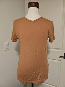 Allsaints Herren Tonic V-Ausschnitt Gr. M Caramel Tan - Bild 1 von 6