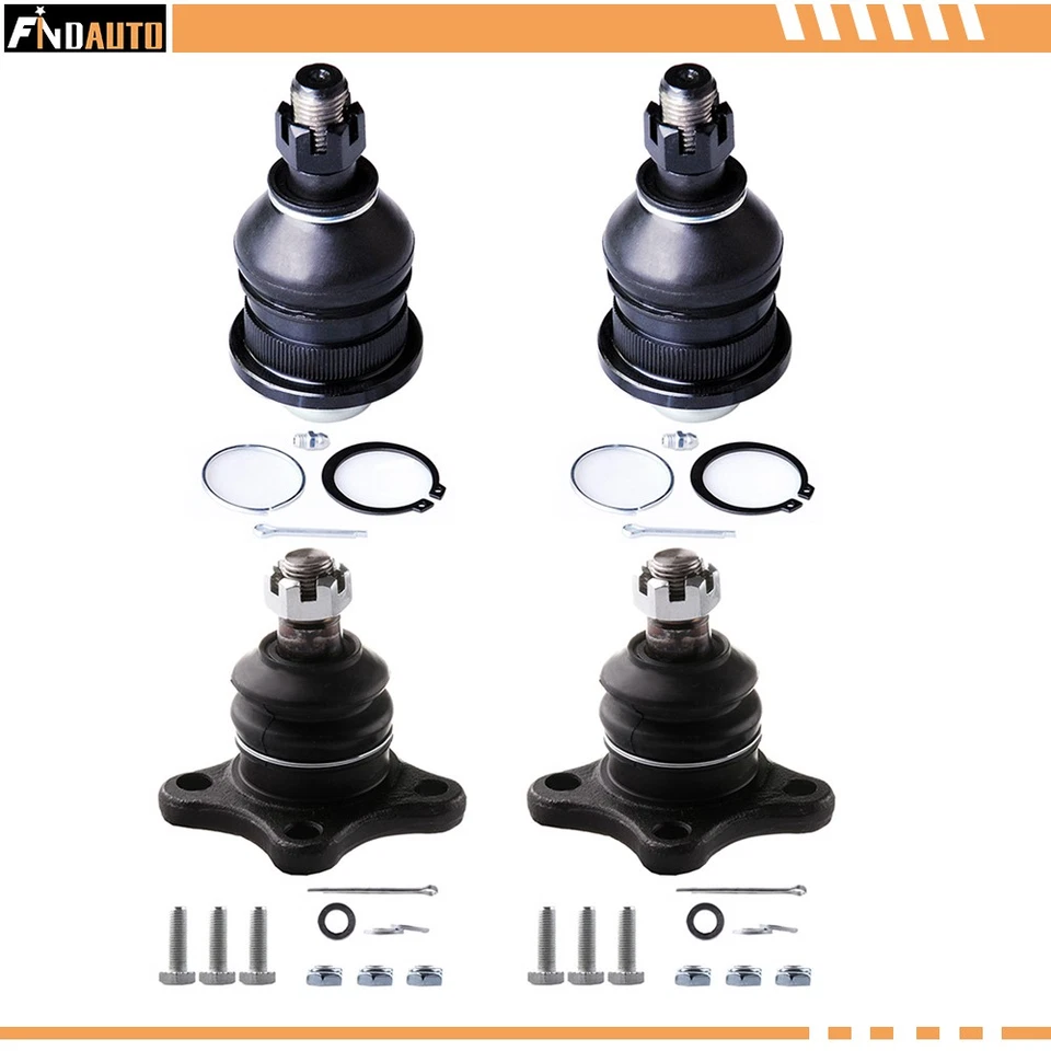 Kits de suspensión de rótulas inferiores superiores delanteras para Dodge RAM 50 1983-1985 4 piezas Foto 1 de 1