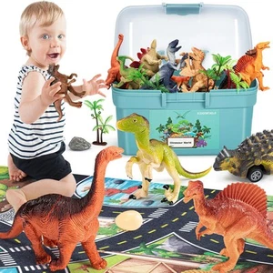 Dinosaur Toys for 3 4 5 Year Old Boys Gifts, Dinosaurs Toys for Kids 3-5-7, D... - Picture 1 of 7