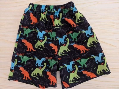 Pantalones cortos de natación dinosaurios sin marca para niños pequeños talla 3T-4T Foto 1 de 4
