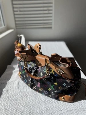 Auténtico Louis Vuitton Ursula Takashi Murakami Negro Multicolor Monograma Foto 1 de 3