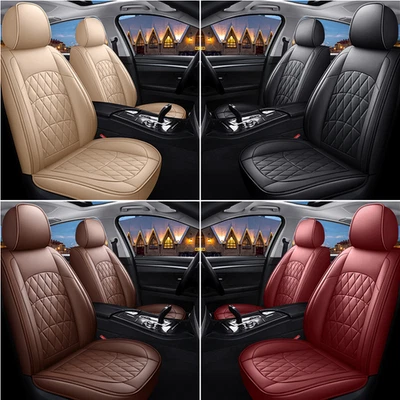 5-Seat full Set PU Leather Seat Cover For Lincoln MKS 2010-2015 MKX 2007-2020 - Image 1 of 4