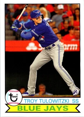 2016 Topps Archives Troy Tulowitzki #136 Toronto Blue Jays Baseball Card - Image 1 of 2
