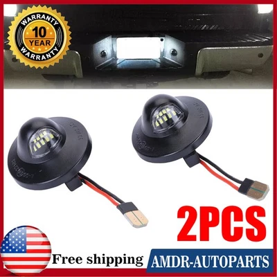 2x Conjunto de lámpara de etiqueta de luz LED de matrícula para Ford F150 F250 F350 Foto 1 de 4