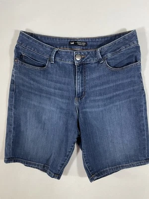 Women’s Lee Jean Shorts size 14 Modern Series Curvy Fit Blue Casual Stretch - Image 1 of 4
