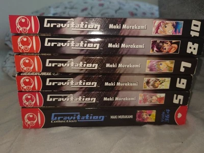 Gravitation Manga Books Volumes 3-10 English Bundle - Image 1 of 4